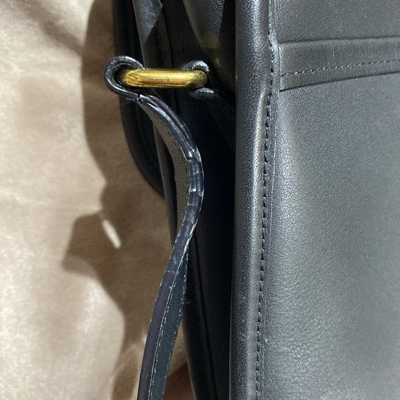 Vintage Coach City Bag 9790 Legacy black leather excellent condition - Picture 10 of 14